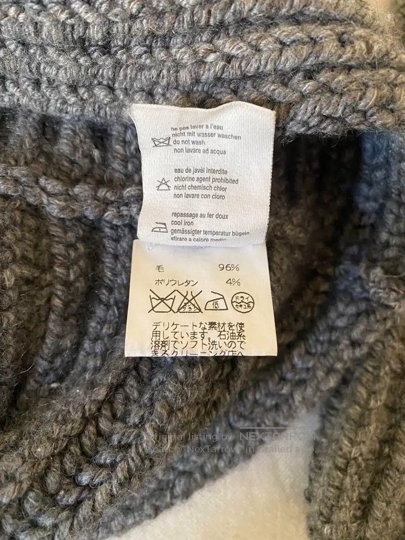 Hermes Hermes Grey Thick Hand Cashmere Sweater Size S / US 4 / IT 40 - 5 Thumbnail