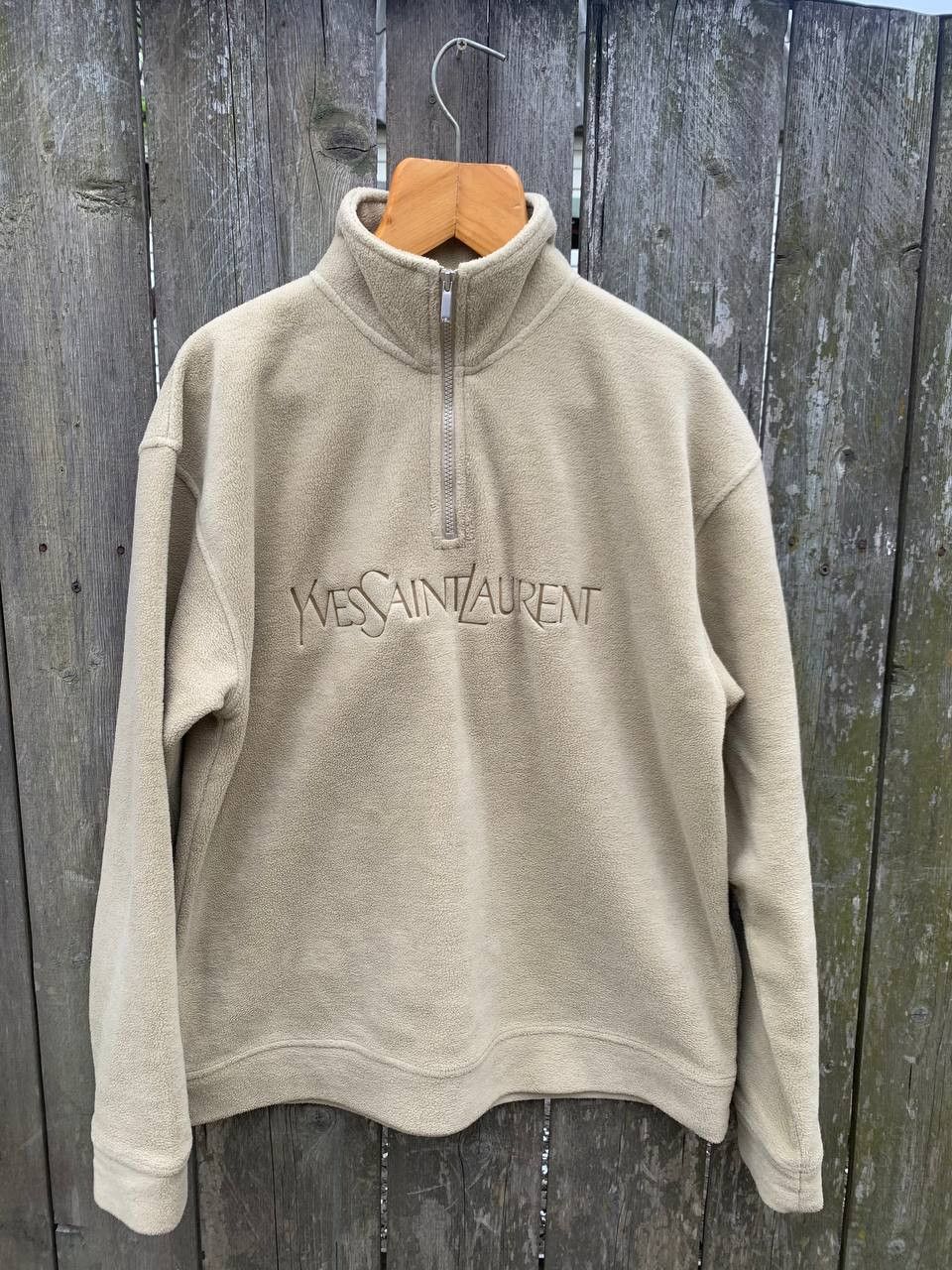 ysl big logo fleece
