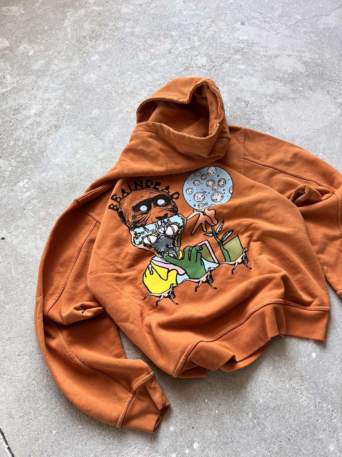 Brain Dead Brain Dead Orange New Flesh Hoodie Size US S / EU 44-46 / 1 - 2 Thumbnail
