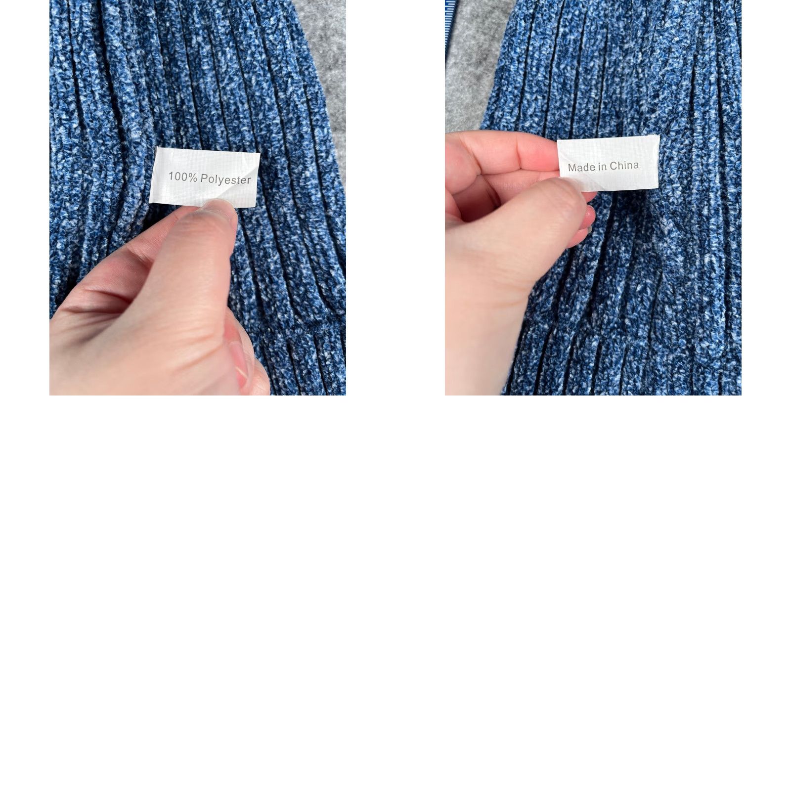 Vintage VINTAGE Beanie Toque Adult One Size Blue Knit 100% Polyester Soft Winter Ski Outdoor Size ONE SIZE - 8 Thumbnail