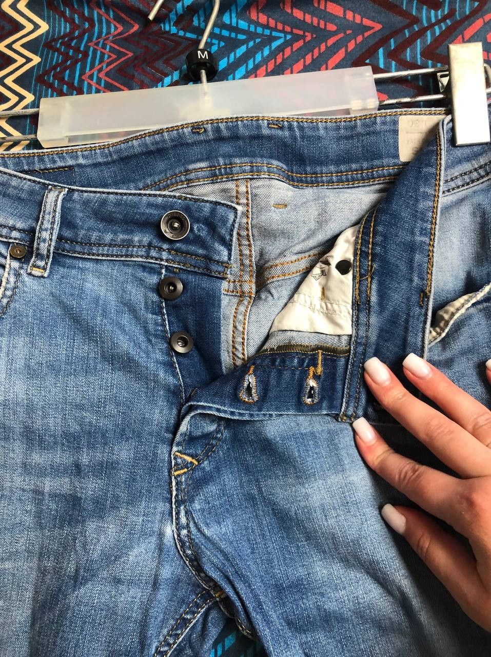 Diesel × Vintage Vintage Y2K Diesel jeans denim faded stretwear style size 29 Size 29" - 16 Thumbnail