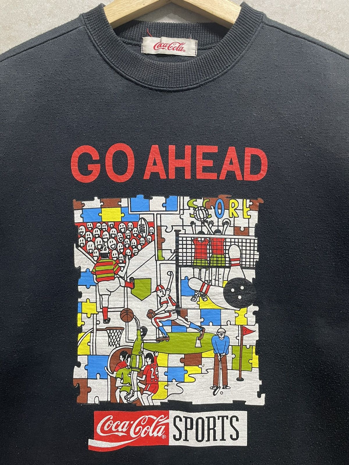 Coca Cola × Japanese Brand × Vintage Vintage Coca-Cola Sports Go Ahead Made in Japan Size US L / EU 52-54 / 3 - 2 Thumbnail