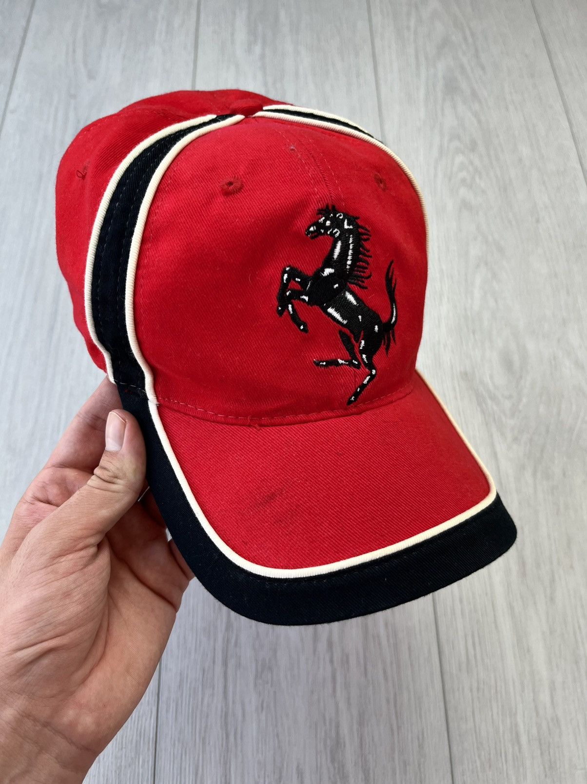 Ferrari Vintage Ferrari Cap Big Logo Racing Y2K Schumacher 90s 00s Size ONE SIZE - 3 Thumbnail
