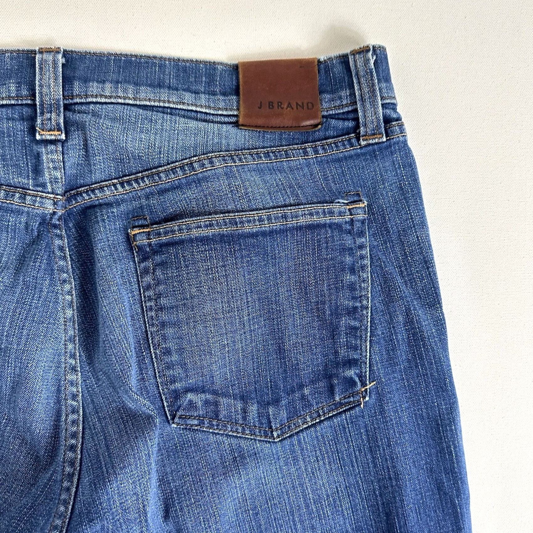 J Brand J Brand Kane Blue Slim Straight Jeans 38x28 Mens Cotton Stretch Zip Waist 38 Inseam 28 Medium Brushed 100% Cotton Jeans Straight Fit Vintage No Size US 38 / EU 54 - 6 Thumbnail