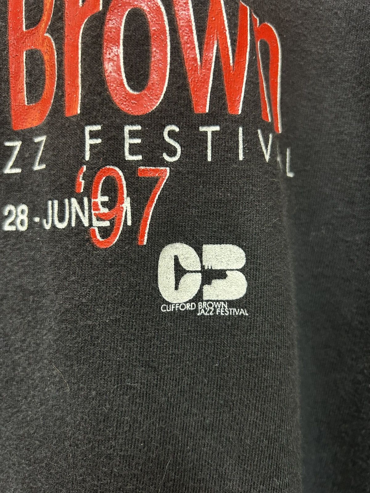 Band Tees Clifford Brown Vintage T Shirt 90’ Size US XL / EU 56 / 4 - 3 Thumbnail