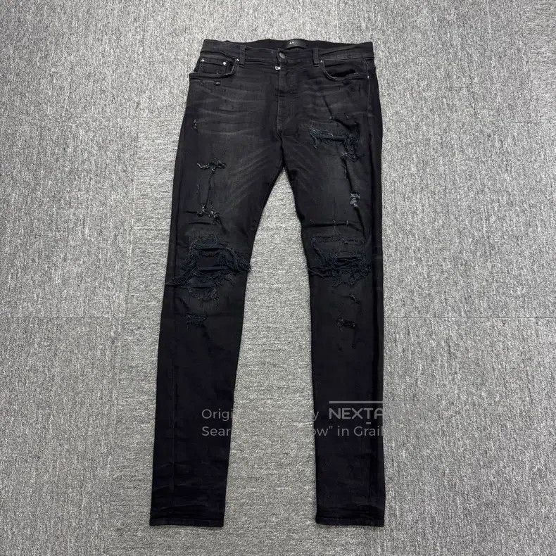 Amiri Amiri Distressed destroyed denim jeans Size US 34 / EU 50 - 1 Thumbnail