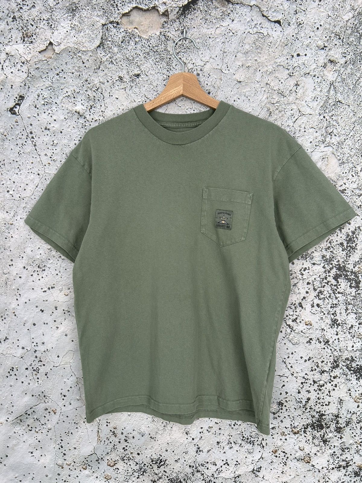 Carhartt Wip Carhartt WIP Green Pocket Tee Military Skate Streetwear Size US S / EU 44-46 / 1 - 1 Thumbnail