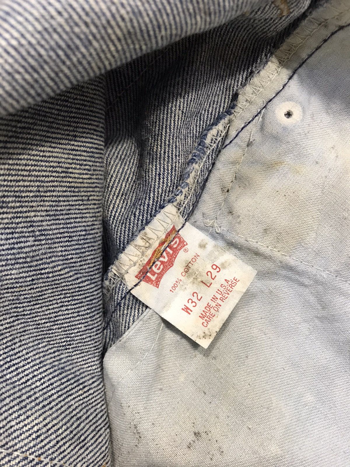 Levi's Vintage Clothing Levi's Lot 505 Zipper Indigo Denim Cu Acid Wash Size US 29 - 8 Thumbnail