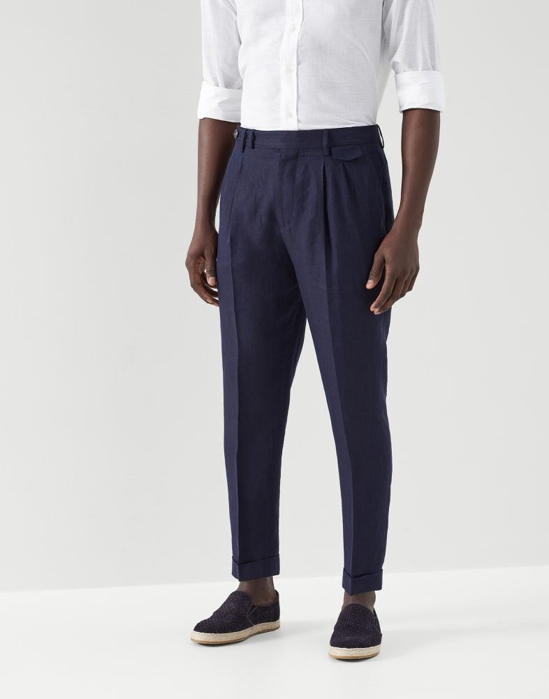 Brunello Cucinelli o1w1db10924 Pants in Black Size US 34 / EU 50 - 1 Thumbnail