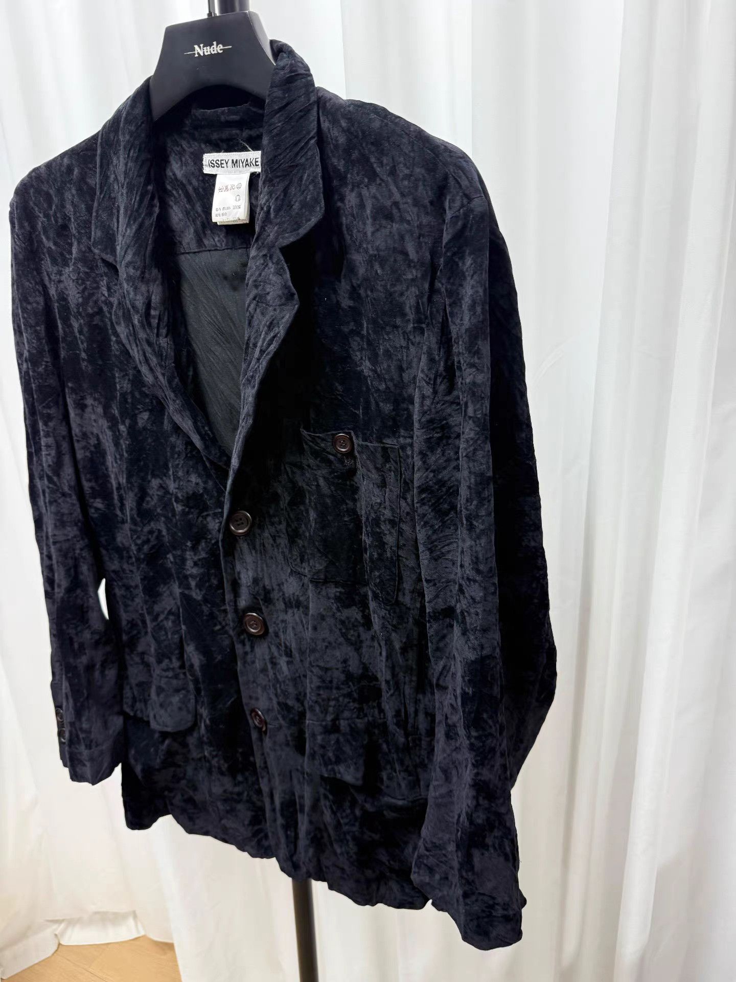 Issey Miyake Issey miyake Velvet Pleated Blazer K20 Size US M / EU 48-50 / 2 - 2 Thumbnail