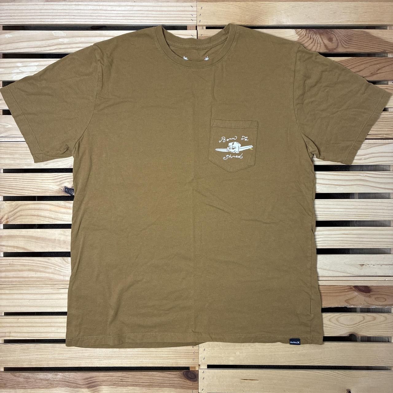 Hurley Hurley, Born to Shred Tan Surf Pocket Tee Size Large Size US XL / EU 56 / 4 - 2 Thumbnail