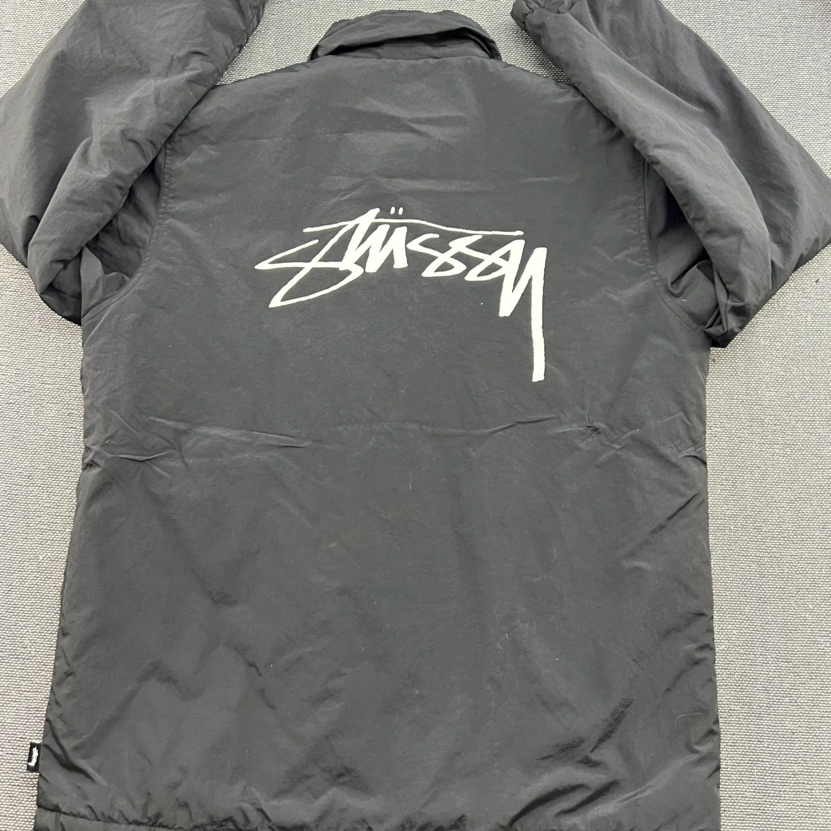 Coach Stussy Coat Jacket Mens Small Black Faux Fur Lining Size US S / EU 44-46 / 1 - 2 Thumbnail