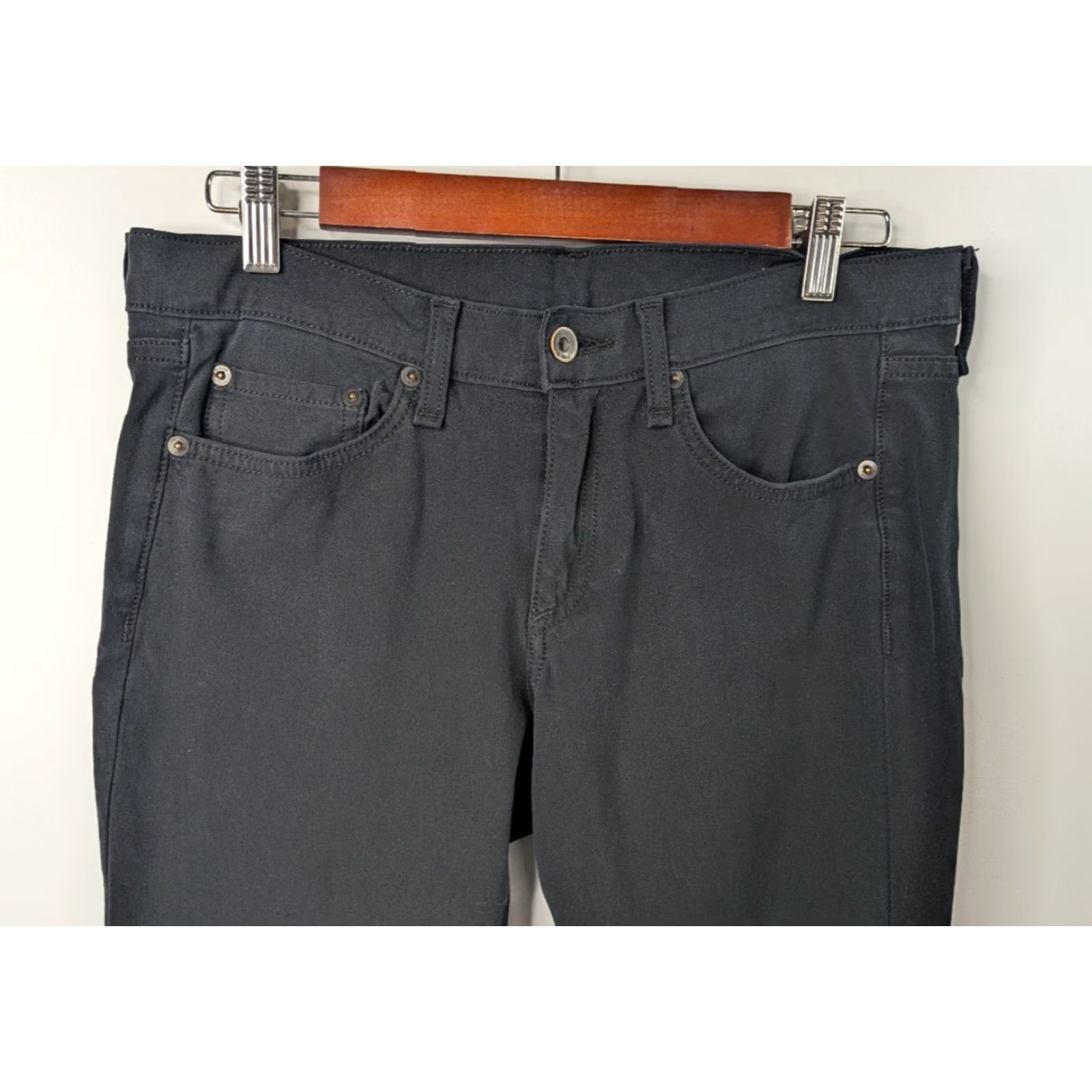 Rag & Bone rag & bone Women's Jeans Equestrian Skinny Black Size 29 W1502S005 Slim Stretch 5-Pocket Regular Rise Low Vintage No Size 29" - 3 Thumbnail