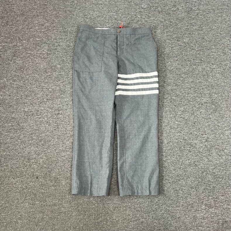 Thom Browne Thom Browne size0 Classic trousers Size US 26 / EU 42 - 1 Thumbnail