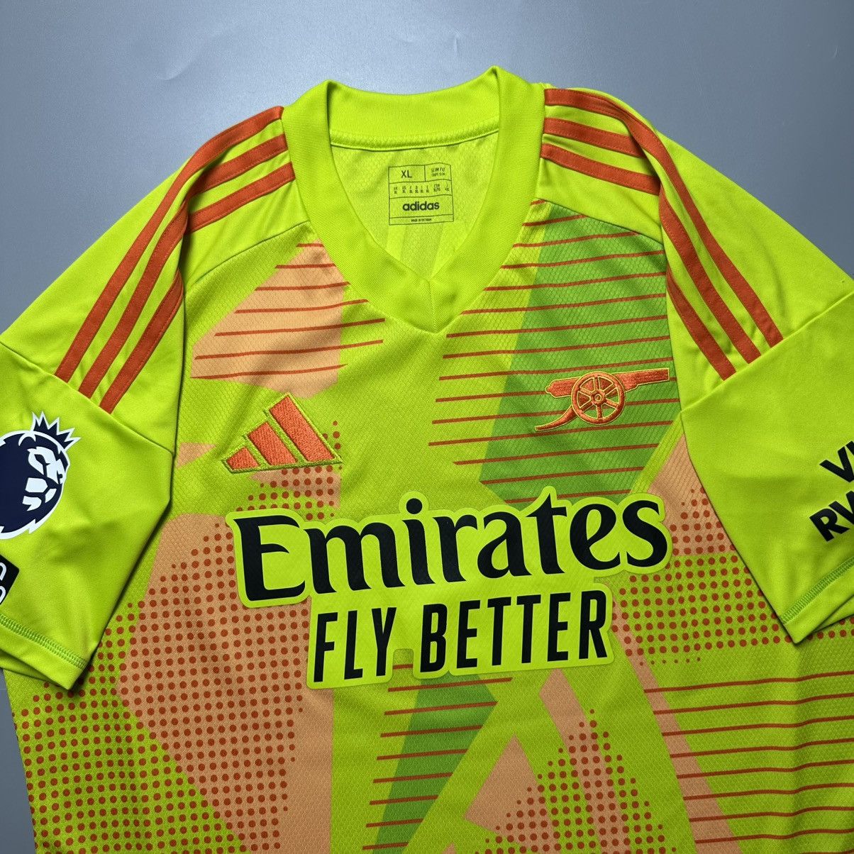 Vintage ARSENAL ADIDAS 2024/2025 FOOTBALL GOALKEEPER JERSEY #22 RAYA Size US XL / EU 56 / 4 - 4 Thumbnail