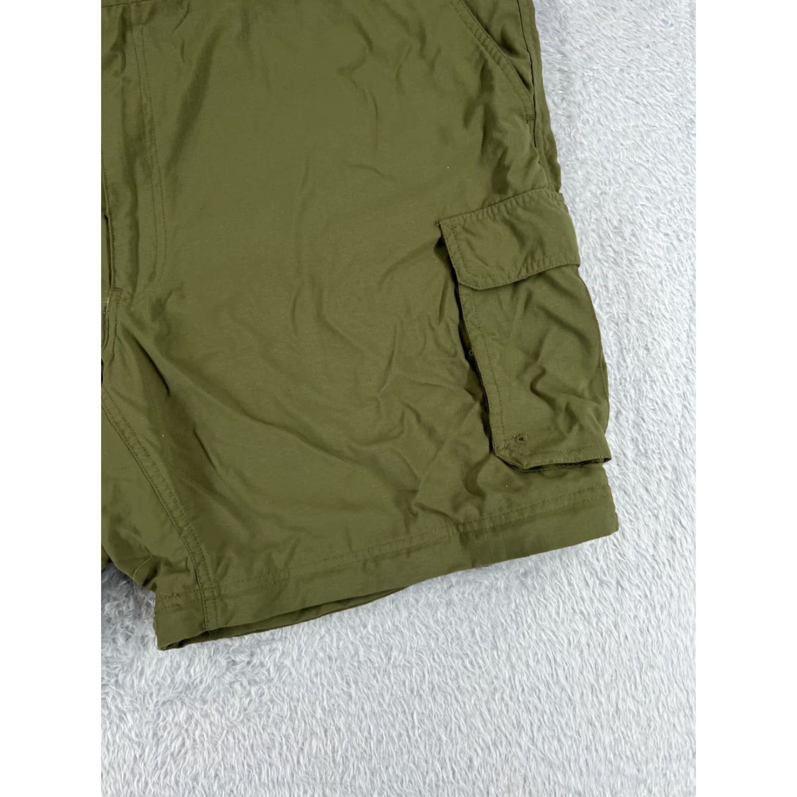 Vintage VINTAGE Boy Scouts Shorts Men XL Green Nylon Cargo Switchback Belted 42x8 READ Size US 36 / EU 52 - 2 Thumbnail