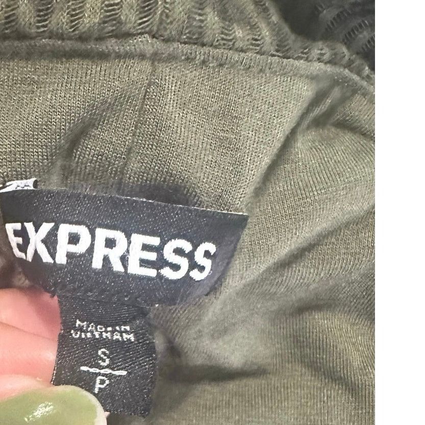 Express Express Green Animal Print Dress Bold & Chic Night Out Style Size S / US 4 / IT 40 - 5 Thumbnail