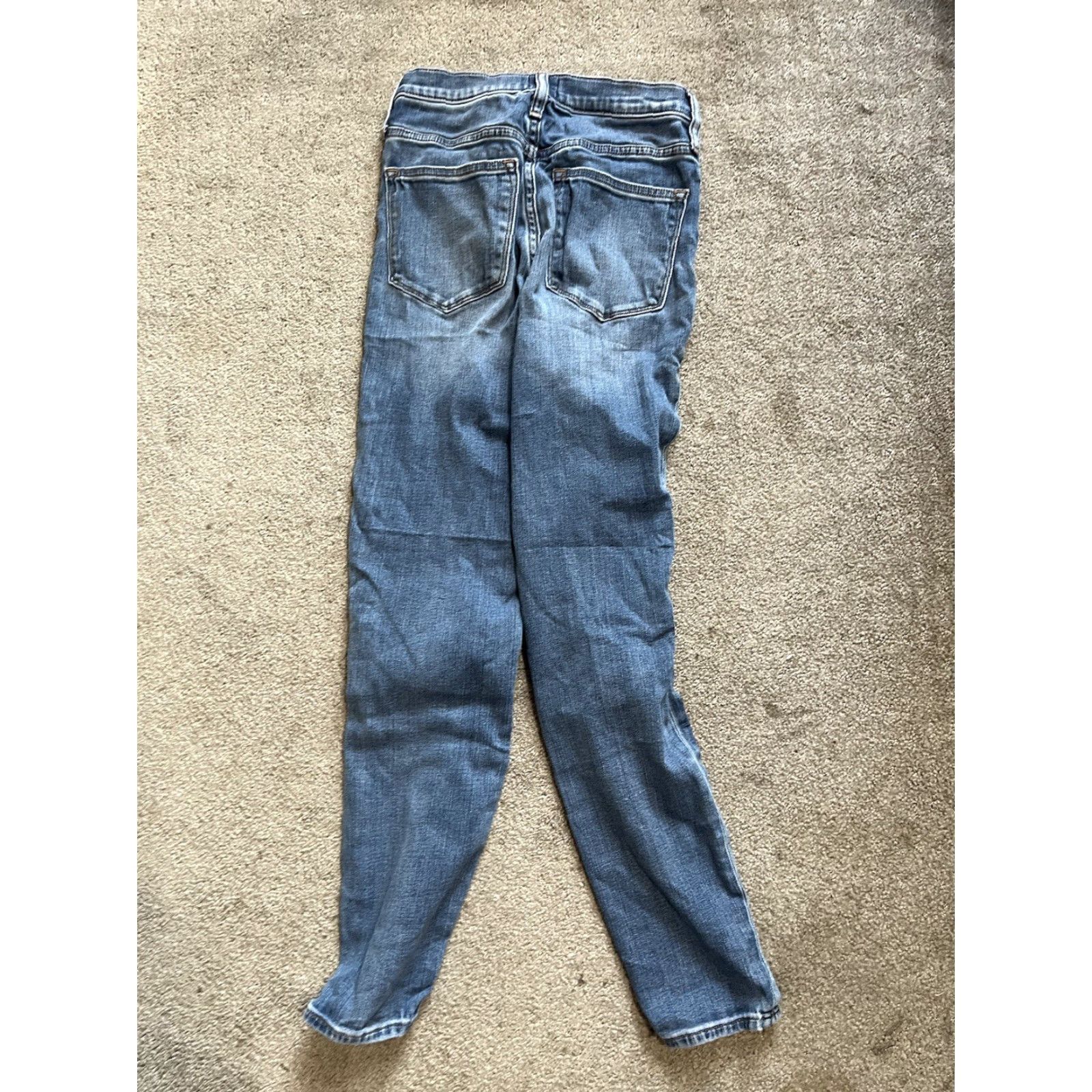 J.Crew J.CREW Jeans Denim Blue 25 High Rise Skinny Stretch 26in Inseam Womens Size 42" / US 20 - 3 Thumbnail