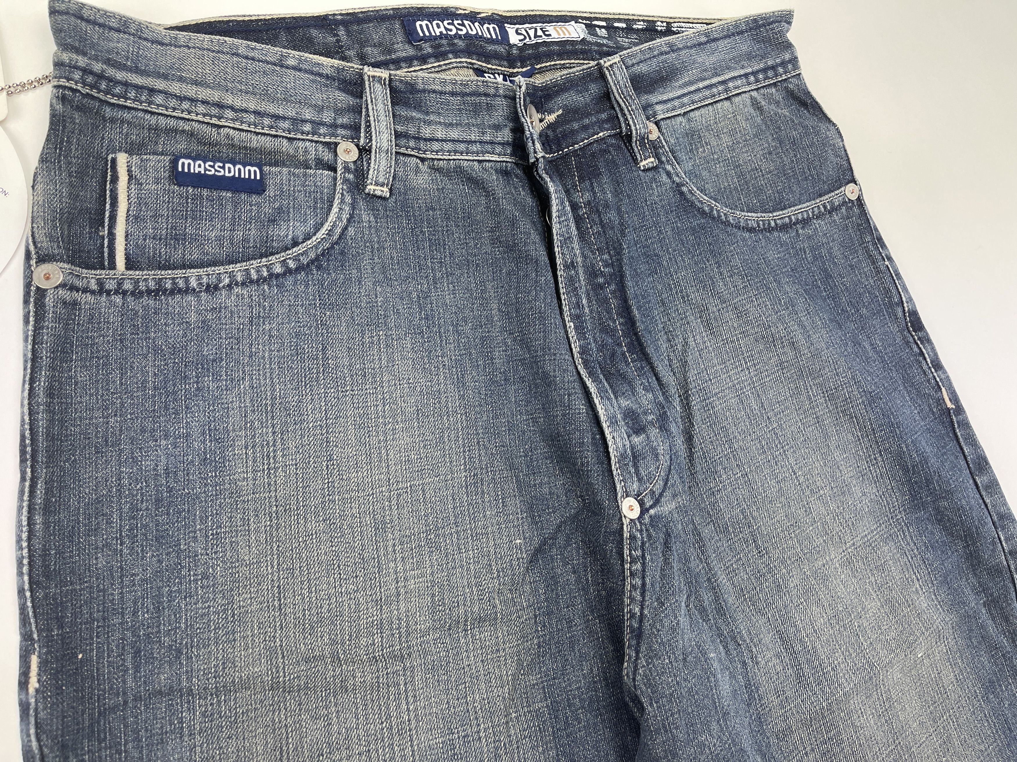 Vintage Mass DNM jeans, blue, vintage baggy 90s hip hop mens size 34 Size US 34 / EU 50 - 12 Thumbnail