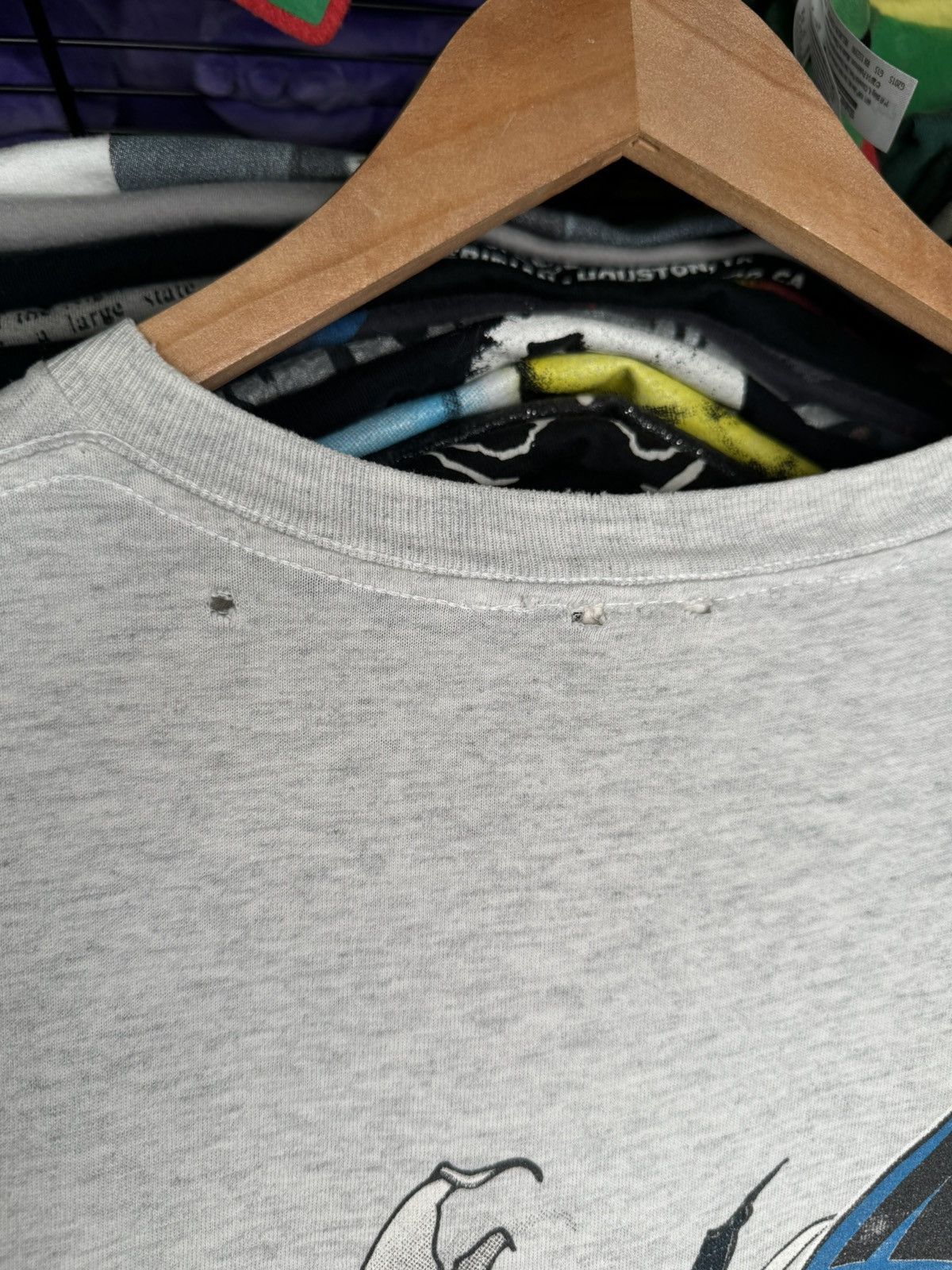 NFL × Nutmeg × Vintage Vintage 1993 Carolina Panthers Nutmeg Mills Breakthrough Tee Size US L / EU 52-54 / 3 - 7 Thumbnail