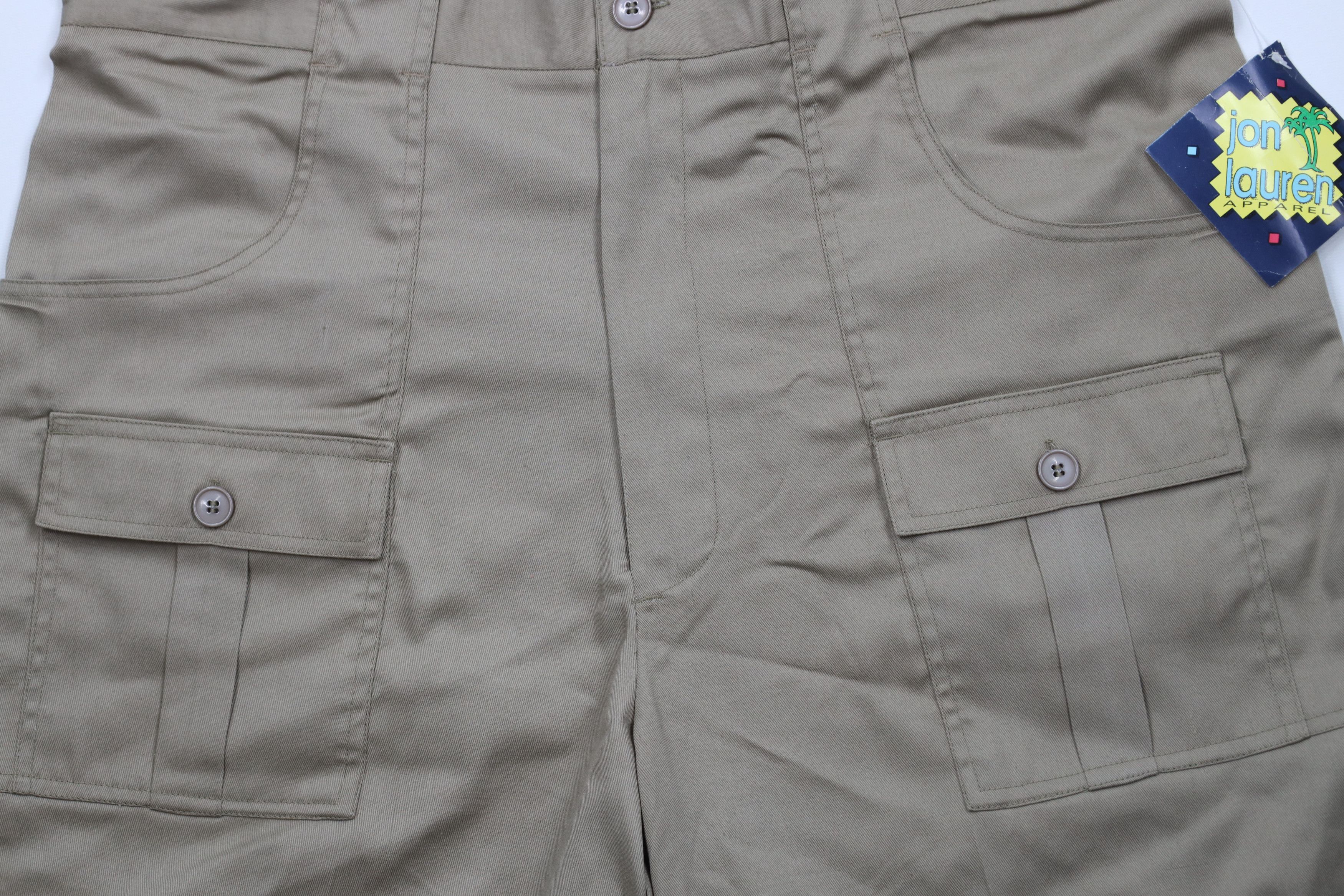 Vintage Deadstock Vintage 90s Streetwear Front Pocket Cargo Shorts Size US 40 / EU 56 - 3 Thumbnail