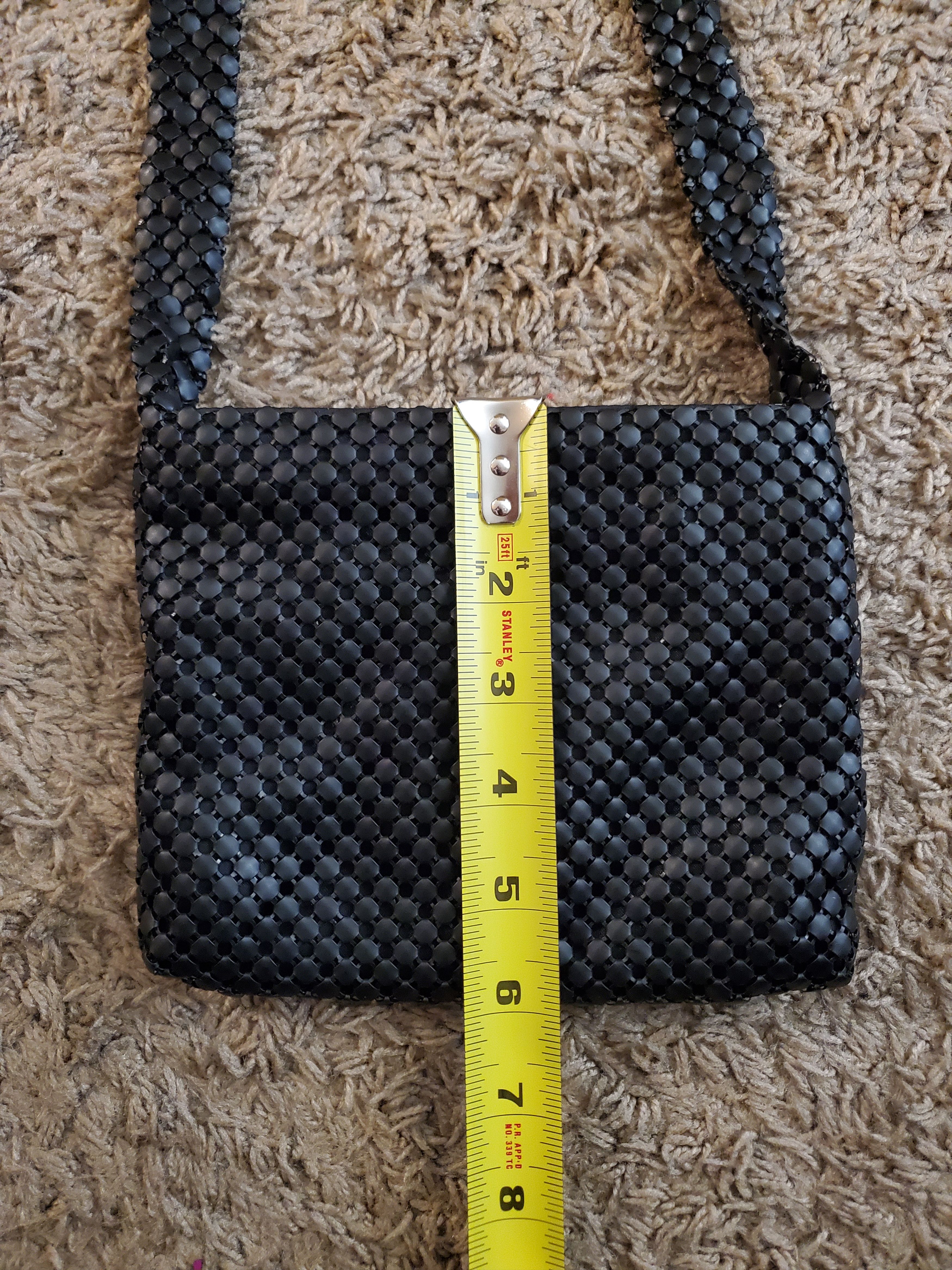 Vintage *NWOT* Unique + Vintage black metal mesh mini shoulder bag Size ONE SIZE - 6 Thumbnail