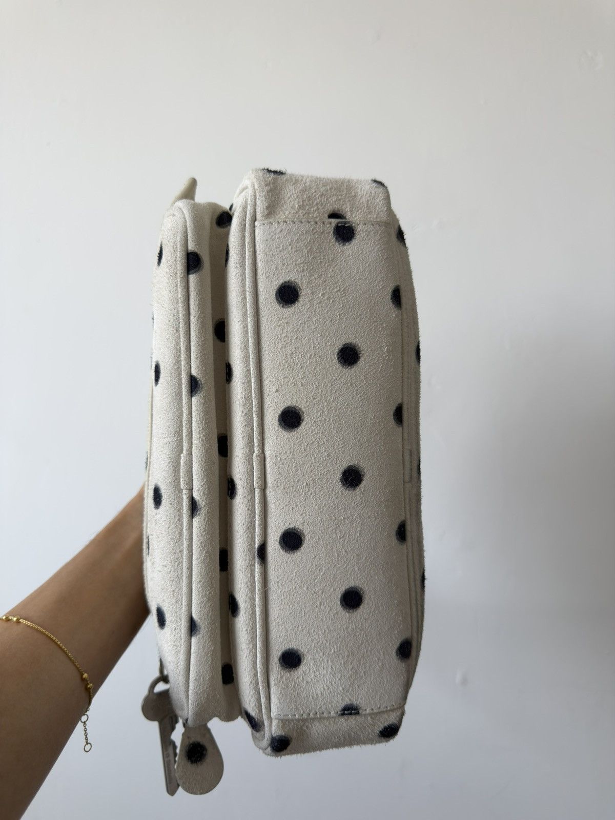 Acne Studios Acne Studios Camero Runway Bag Polka Dot Suede Limited Ed. Size ONE SIZE - 18 Thumbnail