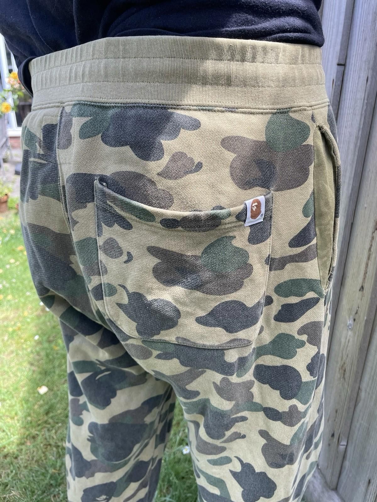 Nigel Cabourn A Bathing Ape Bape Camo Joggers Waist 30-34 Elastic L28 Size US 32 / EU 48 - 2 Thumbnail