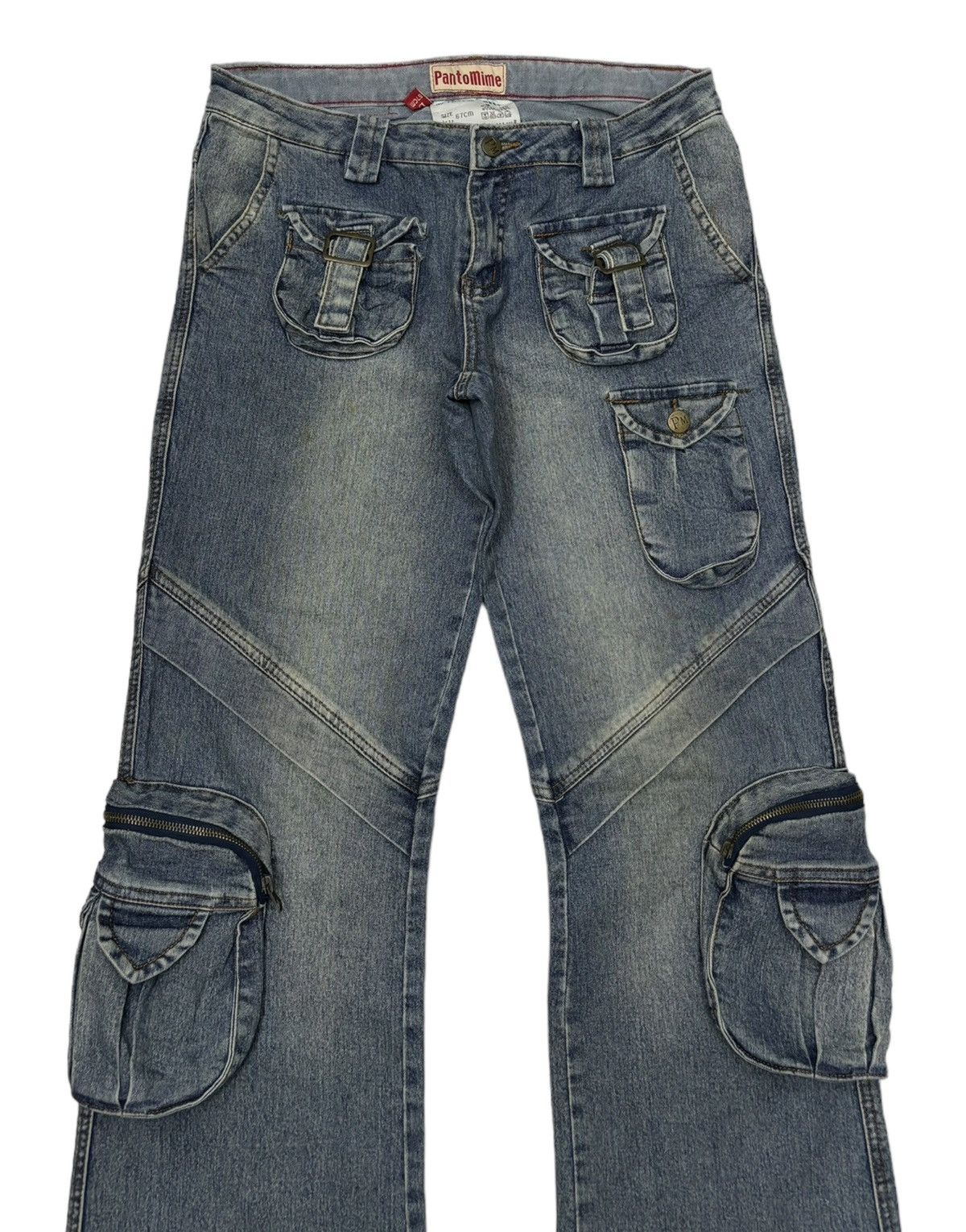 If Six Was Nine FLARE SiCK TACTICAL 3D MULTI POCKET CARGO PANTS PANTOMIME Size US 32 / EU 48 - 2 Thumbnail