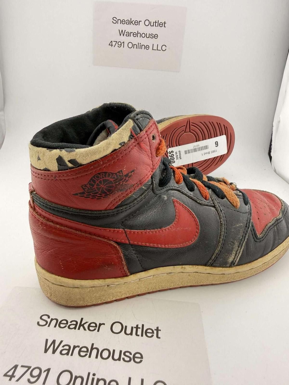 Nike ORIGINAL Nike Air Jordan 1985 Bred Sneakers US 6 Used No Box Size US 6 / EU 39 - 10 Thumbnail