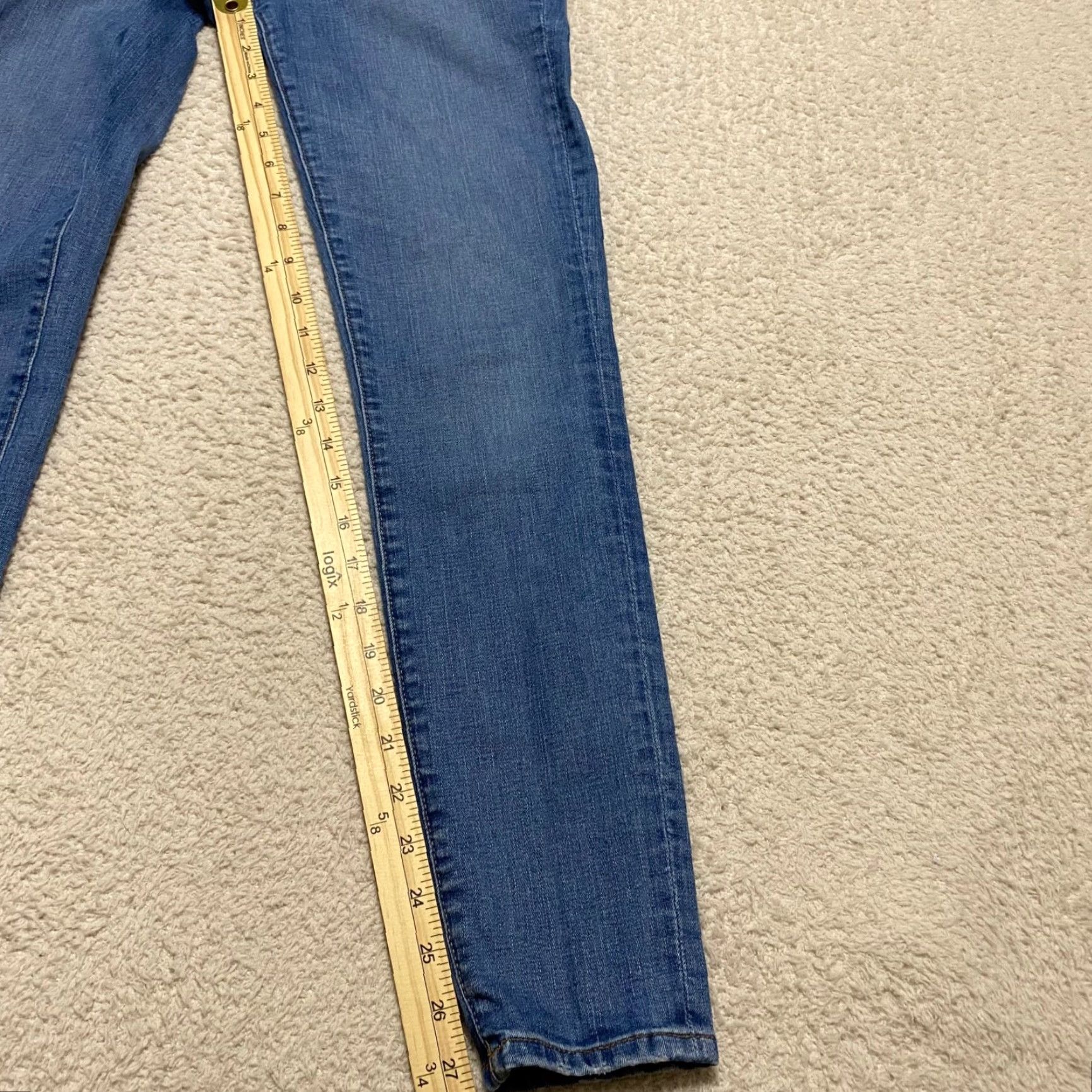 Madewell Madewell Jeans Womens Blue Denim High Rise Skinny 27 Medium Wash Regular 5-Pocket Style Adult Womens Jeans Size 27" / US 4 / IT 40 - 3 Thumbnail