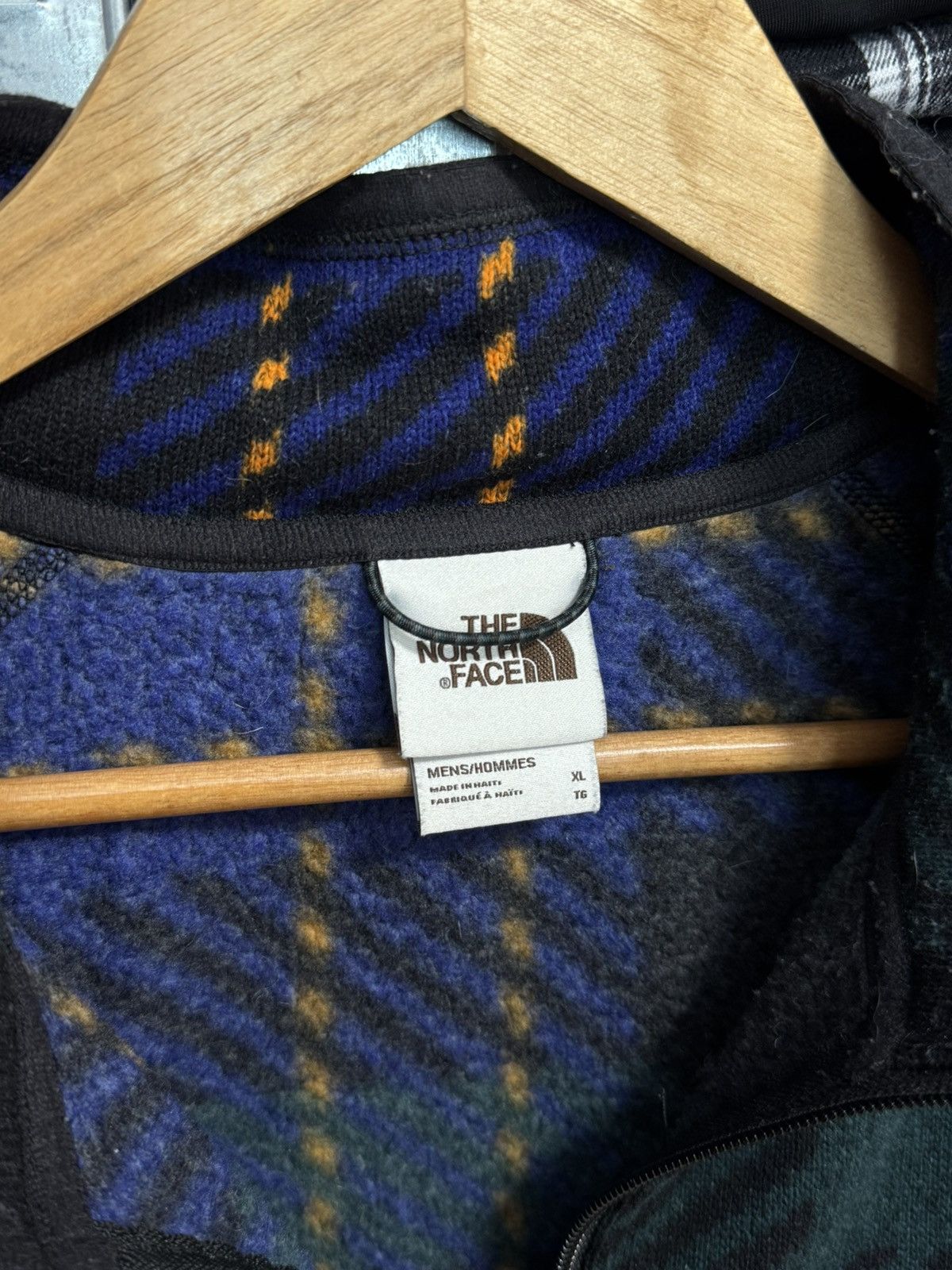 The North Face The North Face Gordon Lyons Plaid 1/4 Zip Jacket Fleece XL Size US XL / EU 56 / 4 - 4 Thumbnail