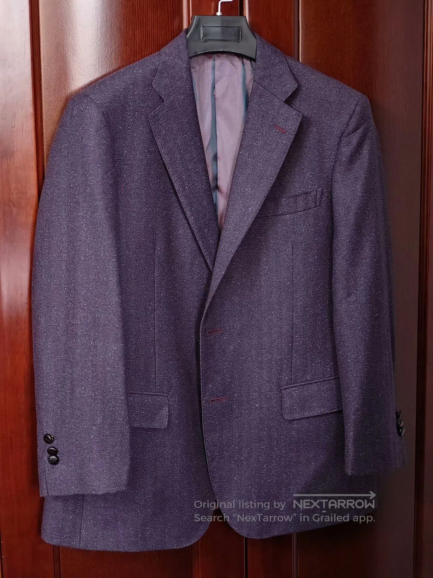 Z Zegna Custom Italian Zignone Wool Silk Suit. Size US L / EU 52-54 / 3 - 1 Thumbnail