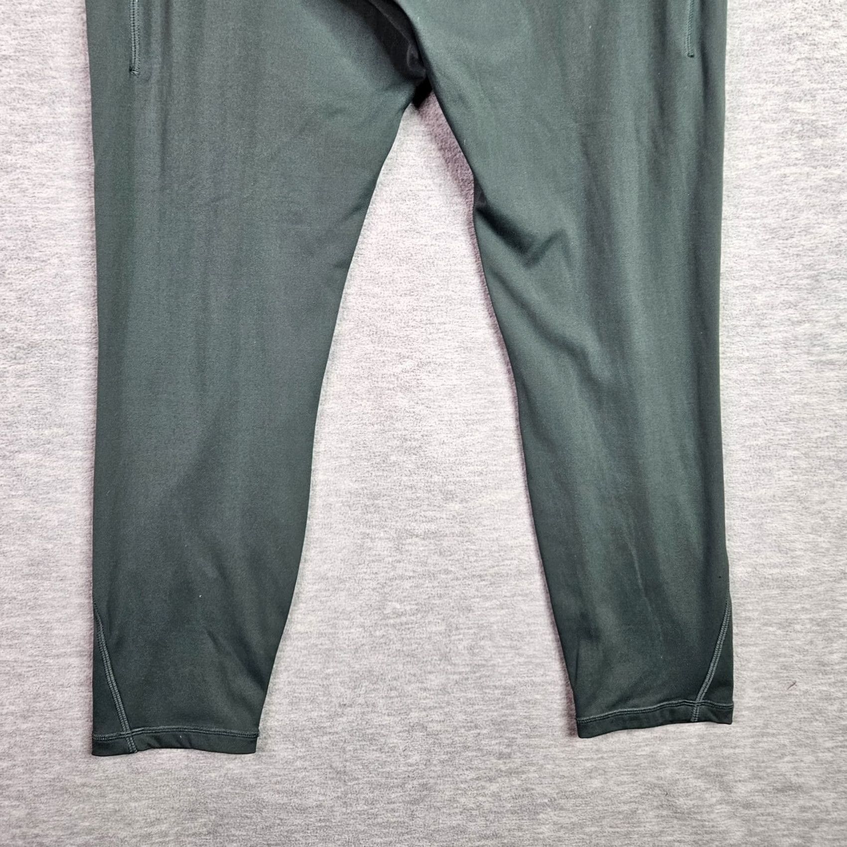 Quince Quince Activewear Pants Womens L Green Women Leggings Size High Rise Pocket Yoga Size 36" / US 14 / IT 50 - 4 Thumbnail