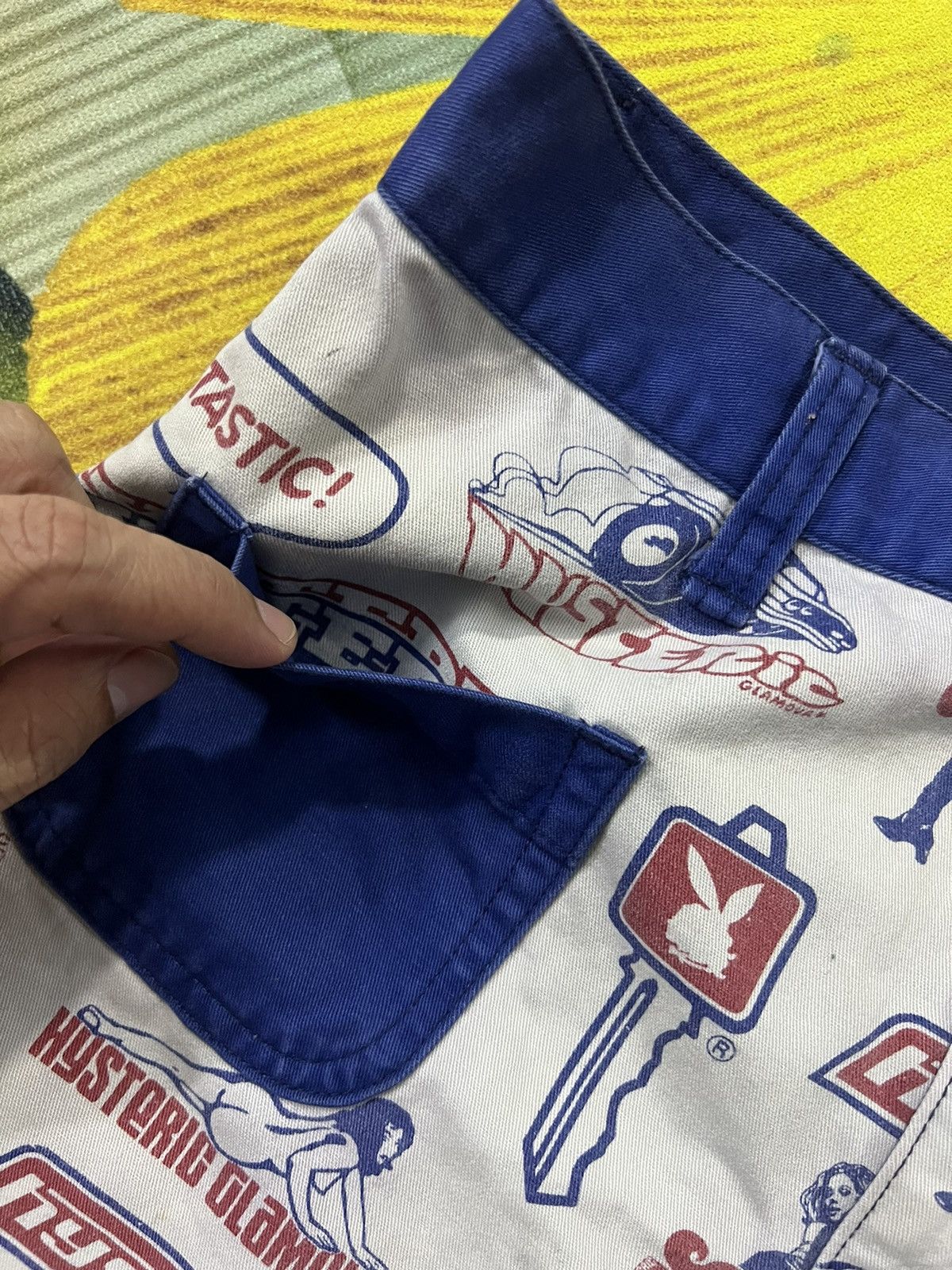 Hysteric Glamour × Japanese Brand 💥 RARE VINTAGE HYSTERIC GLAMOUR FULL PRINT SKRIT W29 Size 29" - 3 Thumbnail