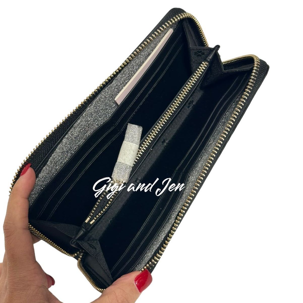 Kate Spade Kate Spade spencer metallic dot slim continental wallet Size ONE SIZE - 5 Thumbnail