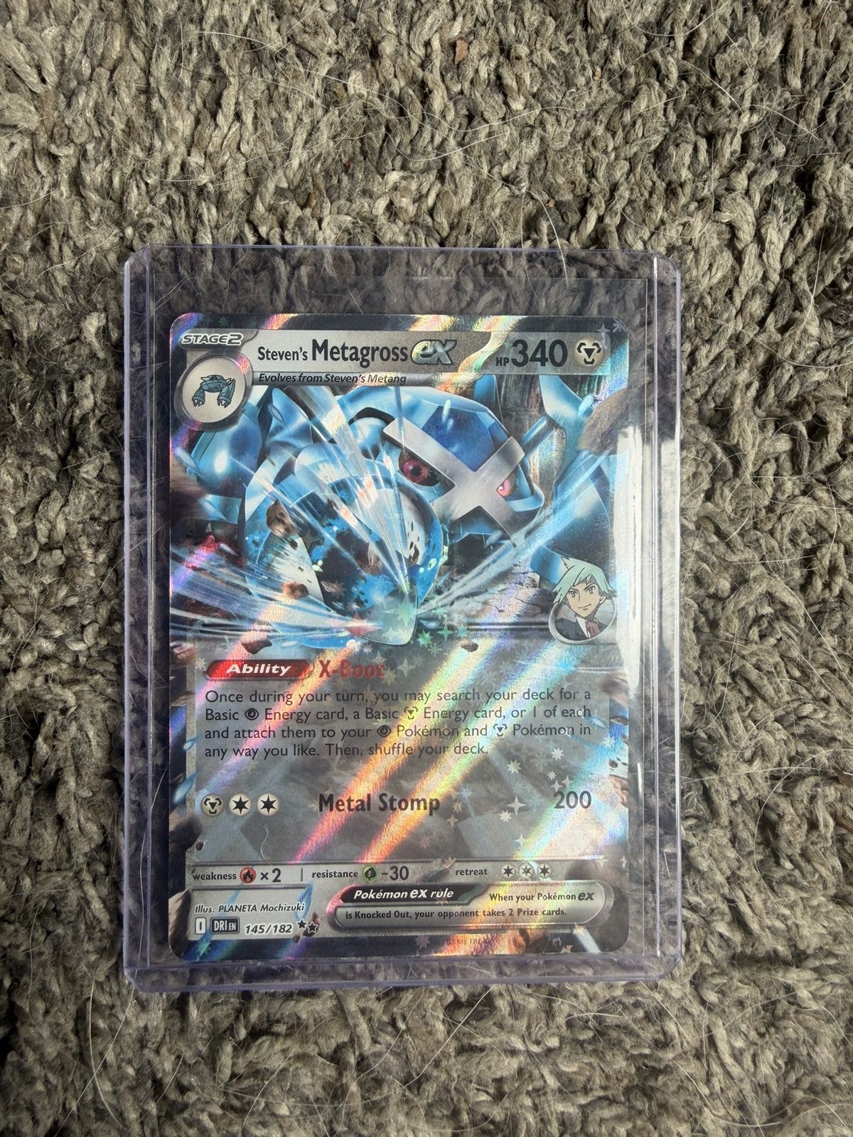 Pokemon 2025 Pokémon Steven’s Metagross EX Card Size ONE SIZE - 1 Thumbnail