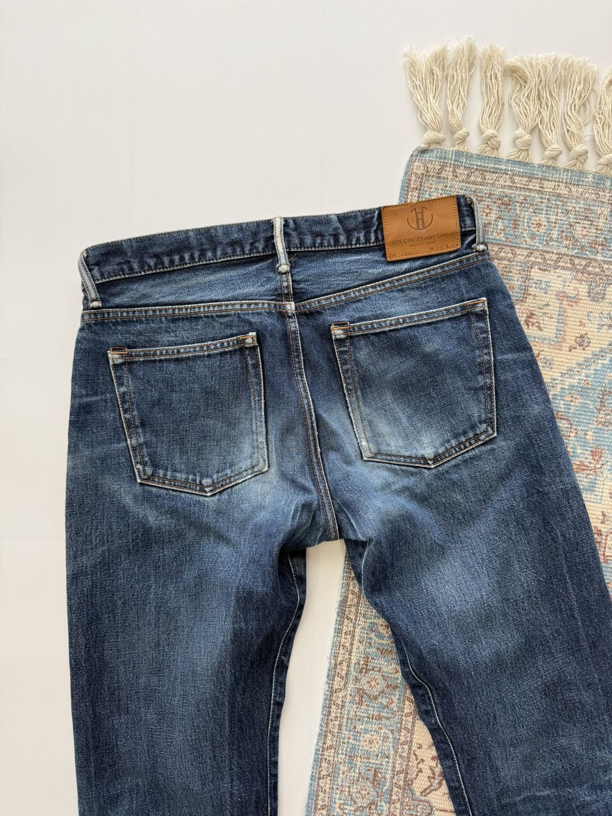 Japan Blue Japan 🇯🇵 Blue Cote d’Ivoire Cotton Selvedge Jeans Denim Pants Size US 32 / EU 48 - 5 Thumbnail
