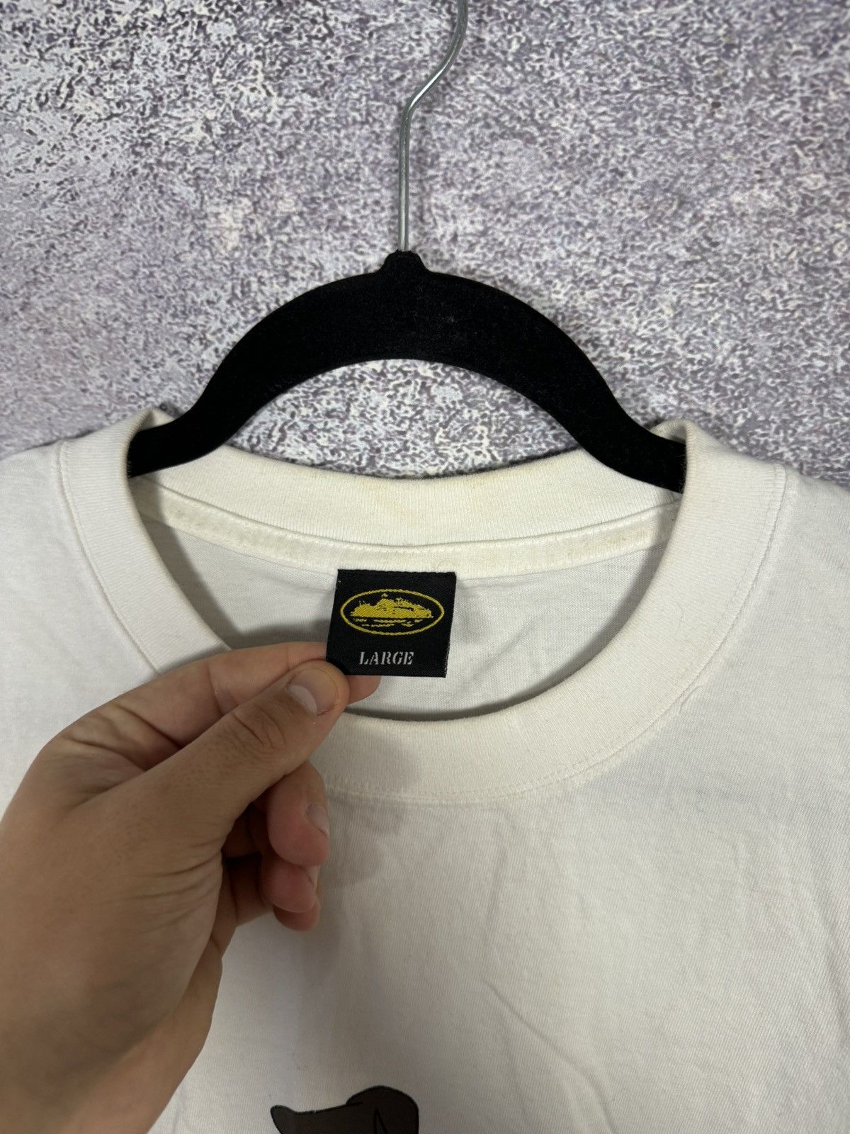Corteiz Oversized Printed Logo T-Shirt Large