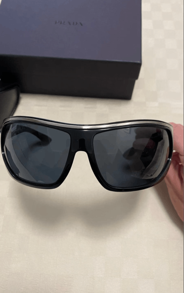 Prada × Vintage PRADA Sunglasses Star Sport Metal Shield Oval Wrap Size ONE SIZE - 3 Thumbnail
