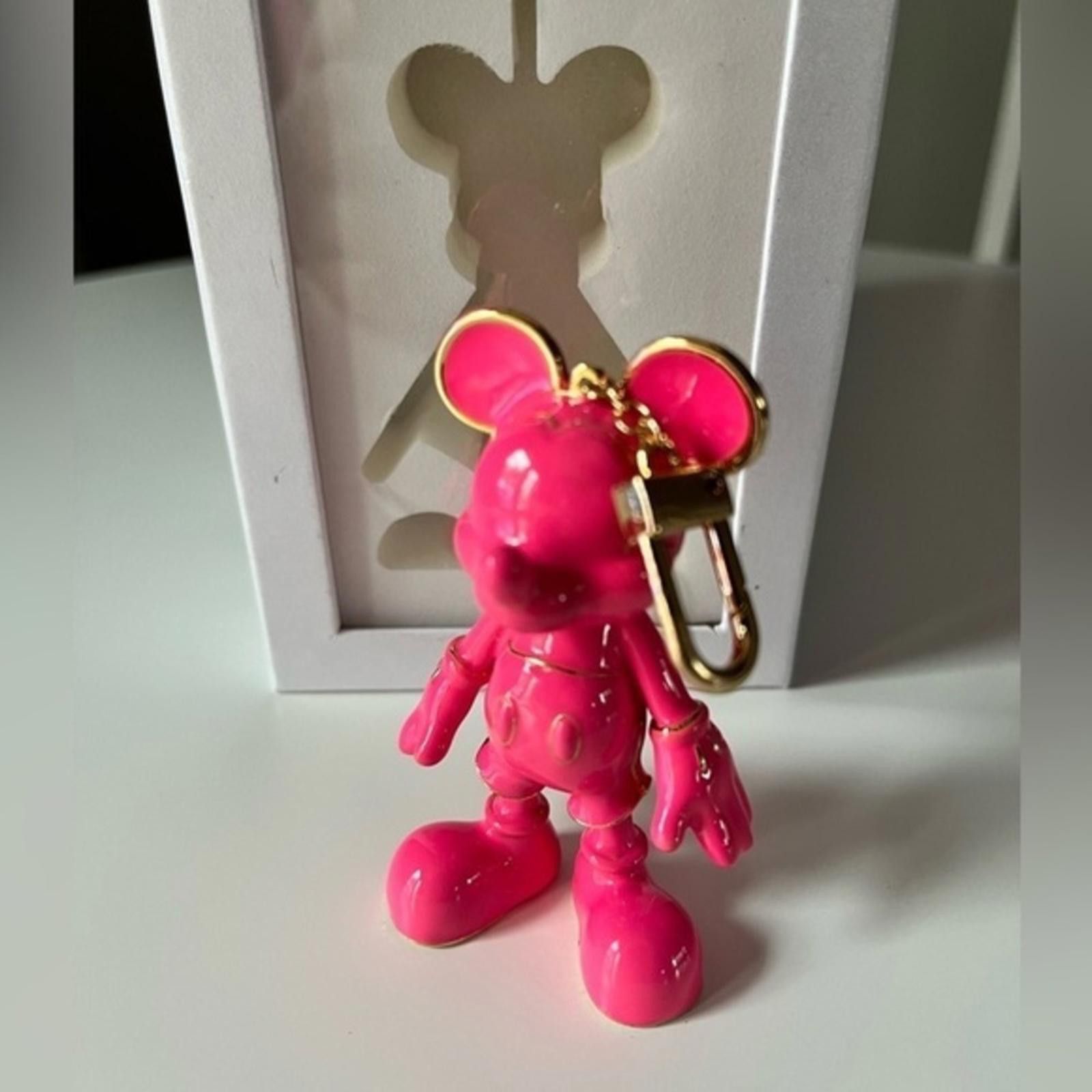 Disney Baublebar Disney Mickey Mouse Bag Charm Keychain Hot Pink Size ONE SIZE - 1 Thumbnail