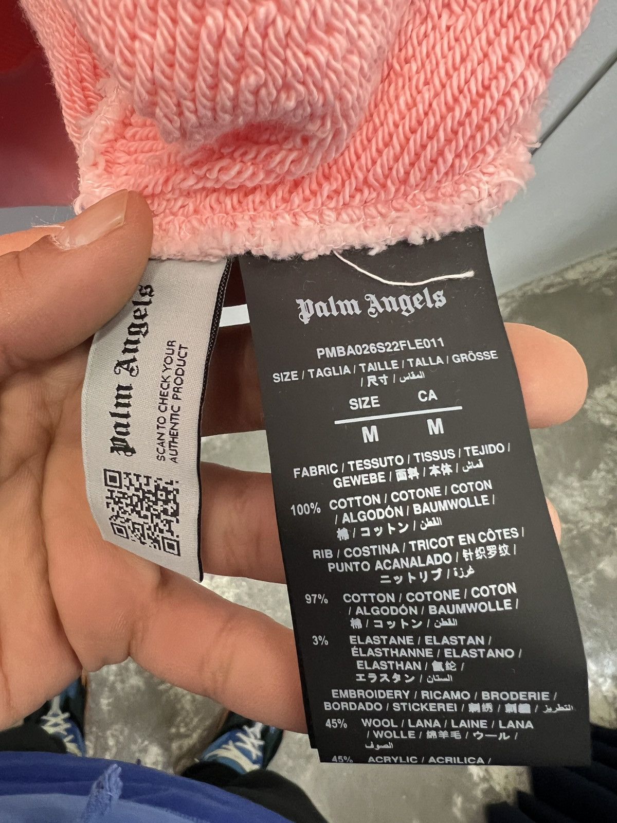 Palm Angels Palm Angels Teddy Stone Washed Sweatshirt Size US M / EU 48-50 / 2 - 5 Thumbnail