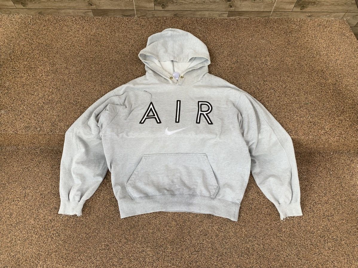 Nike Vintage Distressed Nike Centre Hoodie Size US XL / EU 56 / 4 - 2 Thumbnail