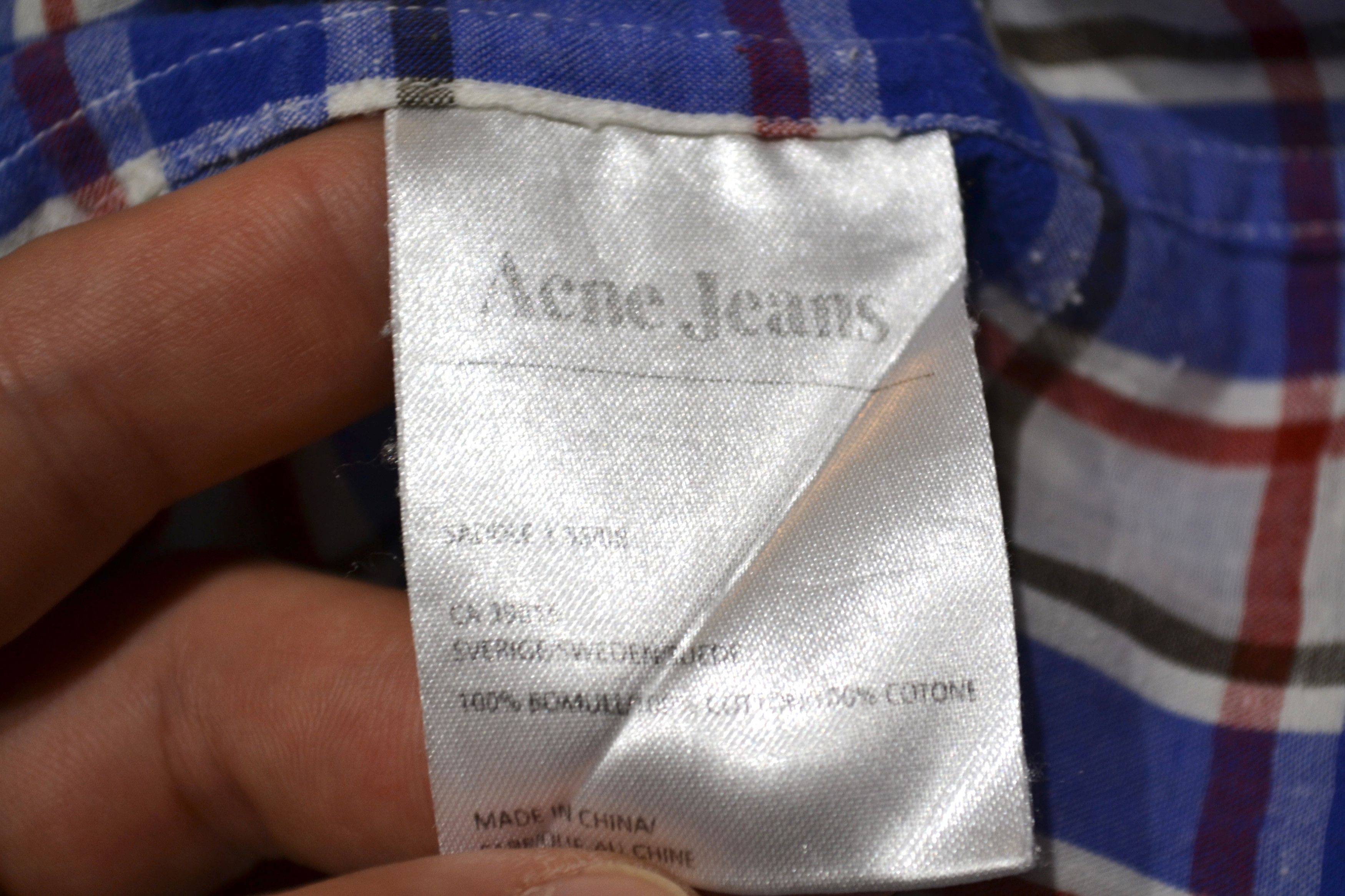 Acne Studios Acne Studios Plaid Shirt Size US L / EU 52-54 / 3 - 9 Thumbnail