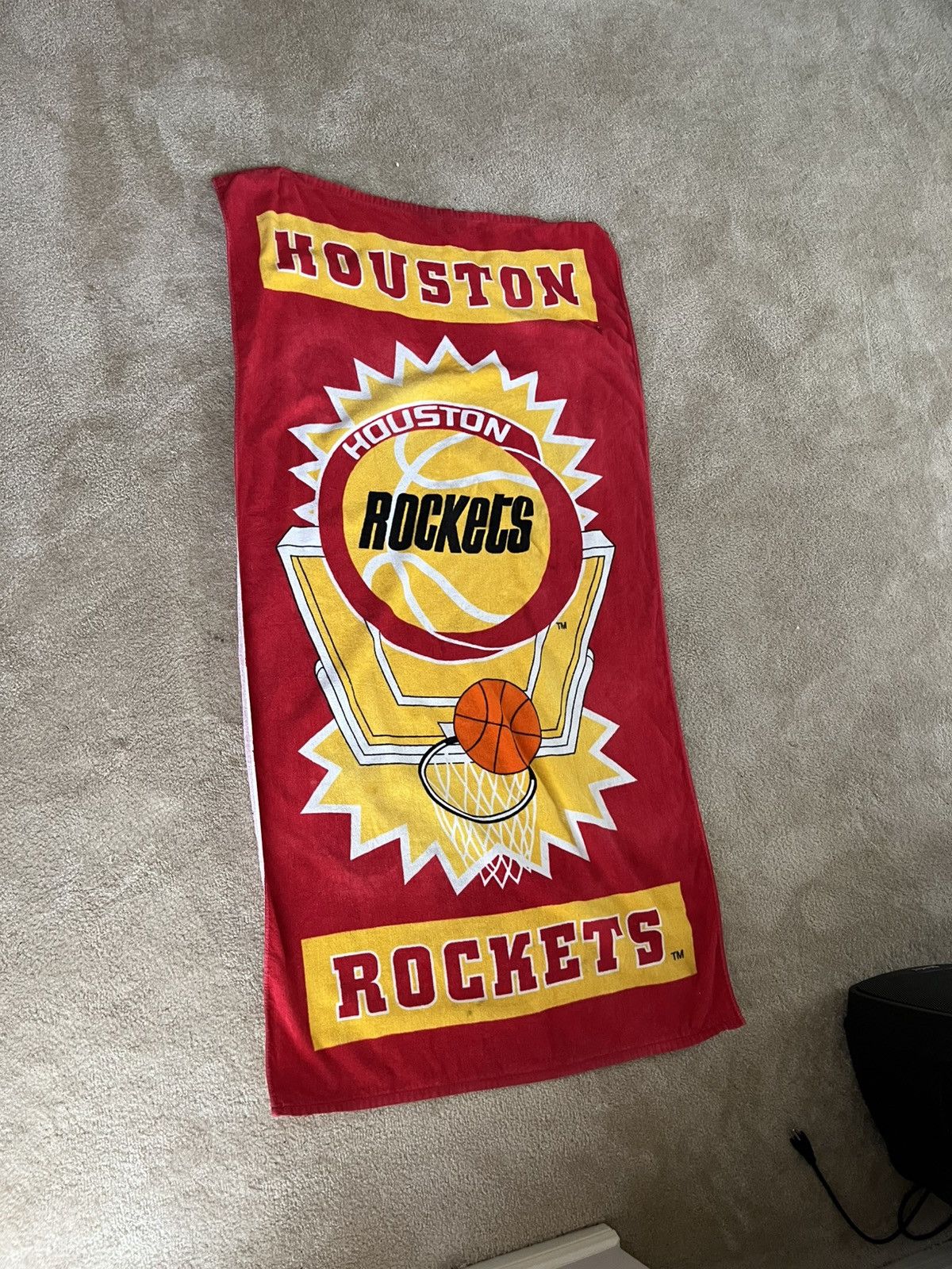 NBA × Vintage Vintage 90s Houston Rockets Towel Clutch City Size ONE SIZE - 1 Thumbnail