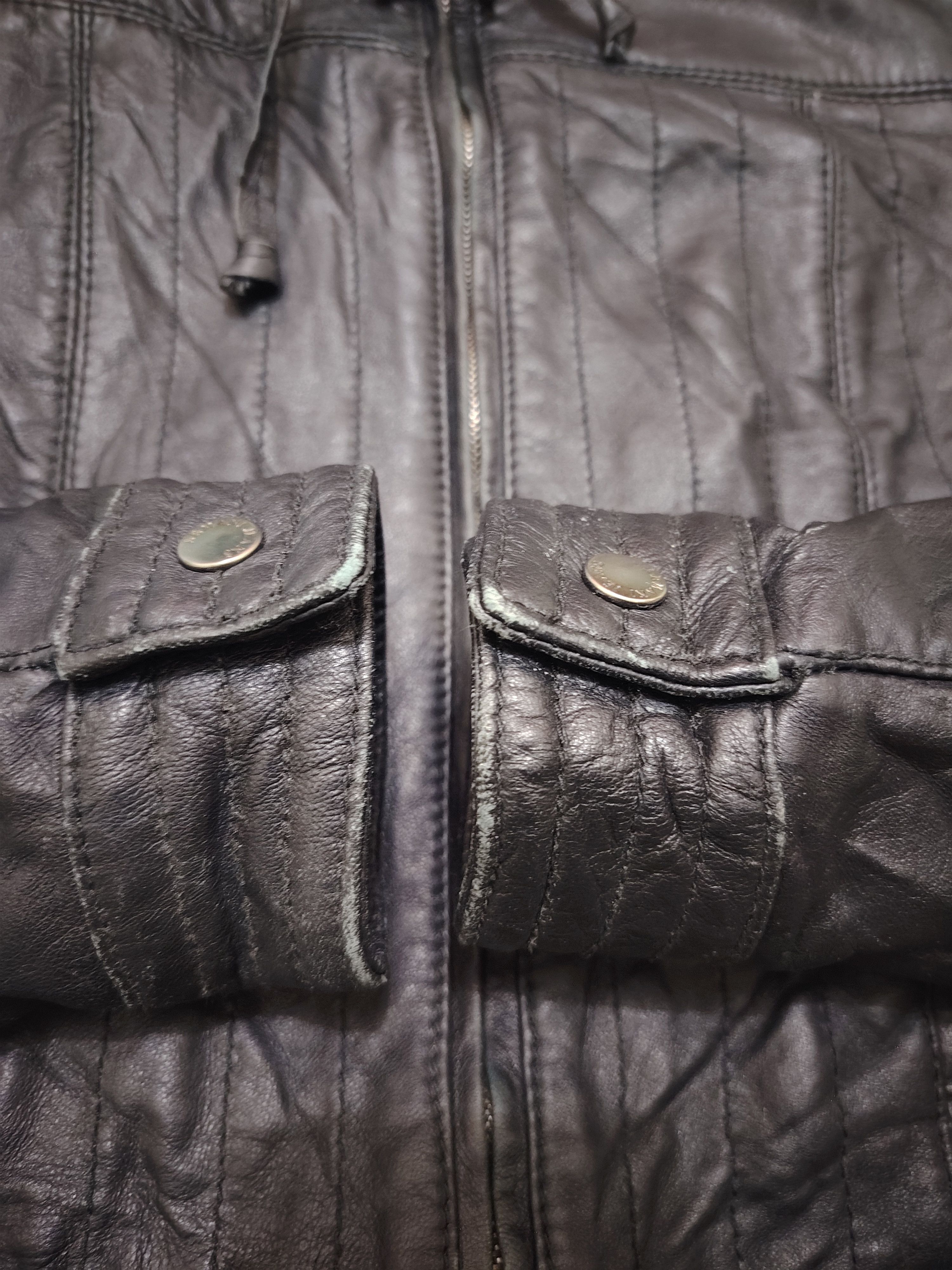 Armani Leather jacket Armani Jeans Size S / US 4 / IT 40 - 10 Thumbnail