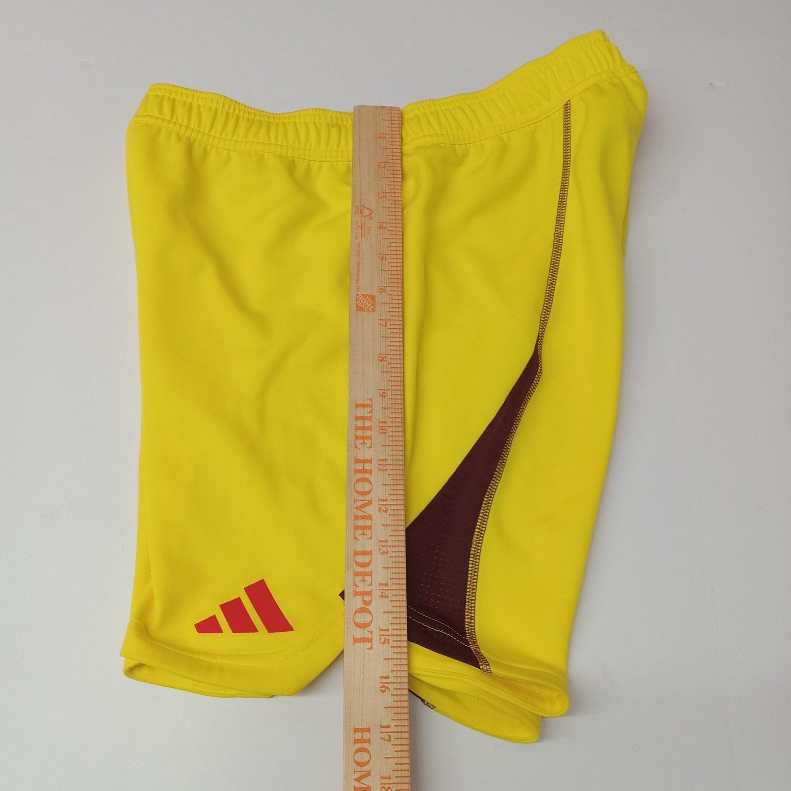 Adidas Adidas Aeroready Goalkeeper Shorts Men's M Yellow Slim Fit Size US 28 / EU 44 - 7 Thumbnail
