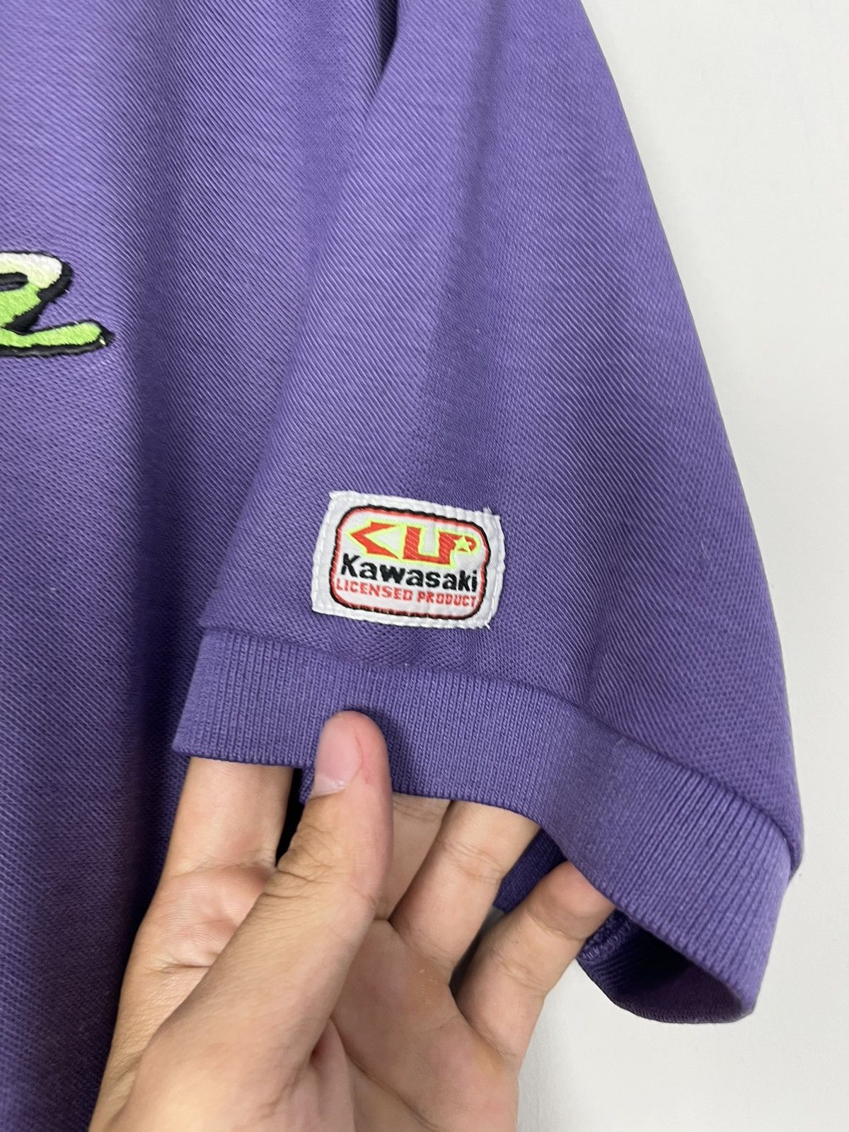 Vintage Kawasaki Ninja Vintage Y2K Racing Moto Polo Size US L / EU 52-54 / 3 - 5 Thumbnail