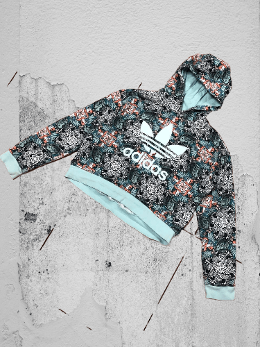 Adidas × Vintage 90’s RETRO Y2K BIG LOGO Y2K HOODIE Size M / US 6-8 / IT 42-44 - 1 Thumbnail