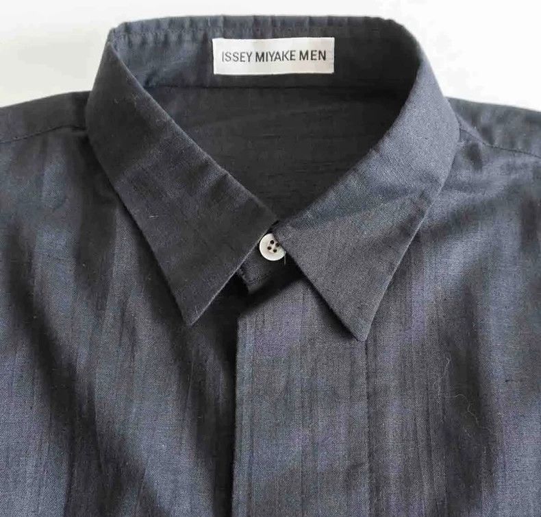Issey Miyake issey miyake Cotton-linen blended shirt Size US M / EU 48-50 / 2 - 3 Thumbnail